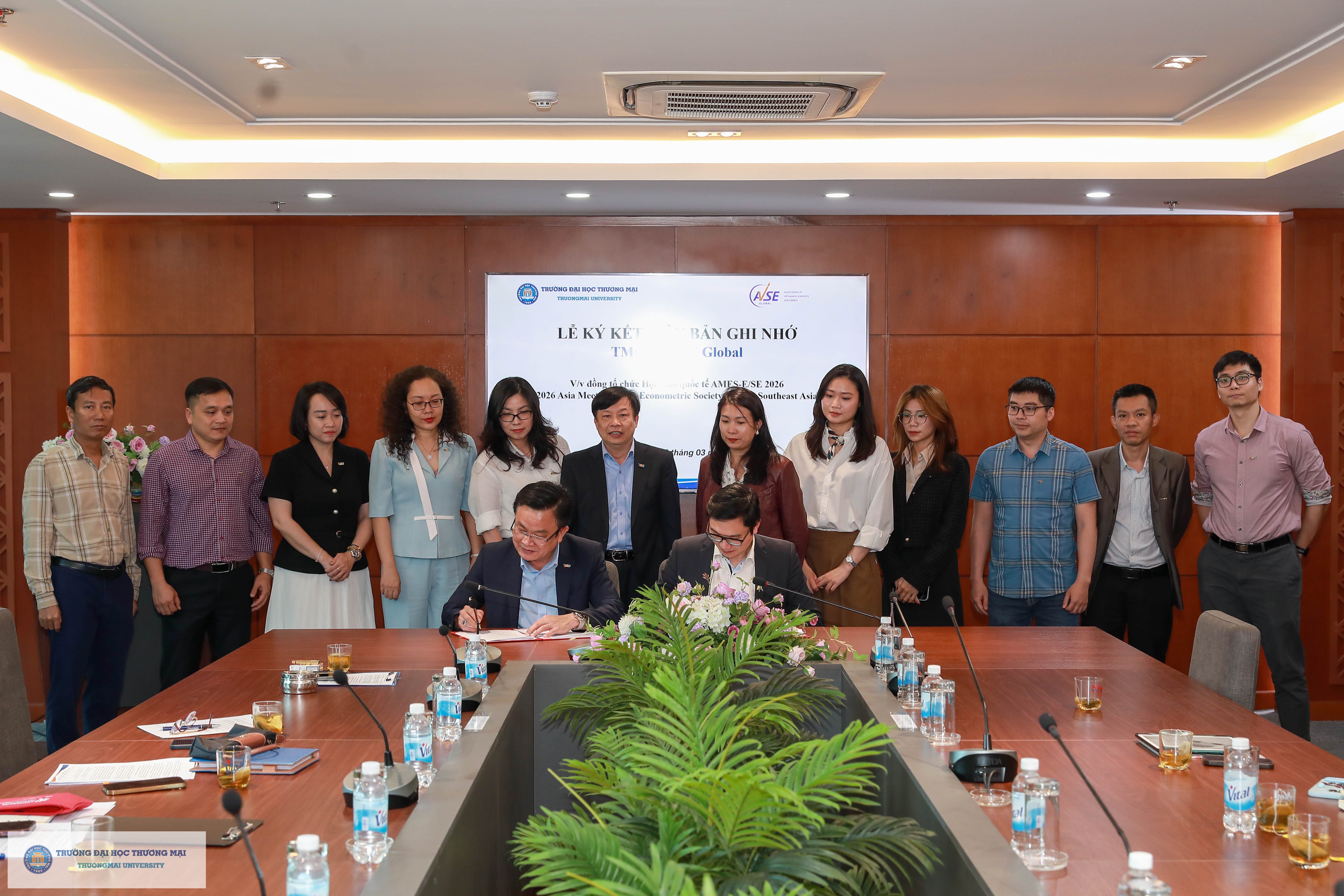 LỄ KÝ KẾT BIÊN BẢN GHI NHỚ HỢP TÁC GIỮA TRƯỜNG ĐẠI HỌC THƯƠNG MẠI VÀ AVSE GLOBAL: CHUẨN BỊ CHO HỘI THẢO AMES-E/SE 2026